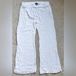 Boho Beach pants with gold threads